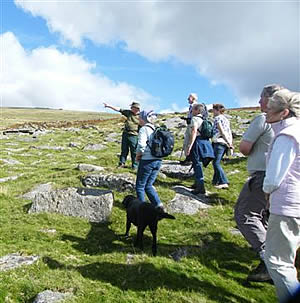 Walkers on Dartmoor