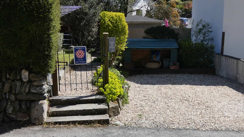 Parking space opposite The Bolthole